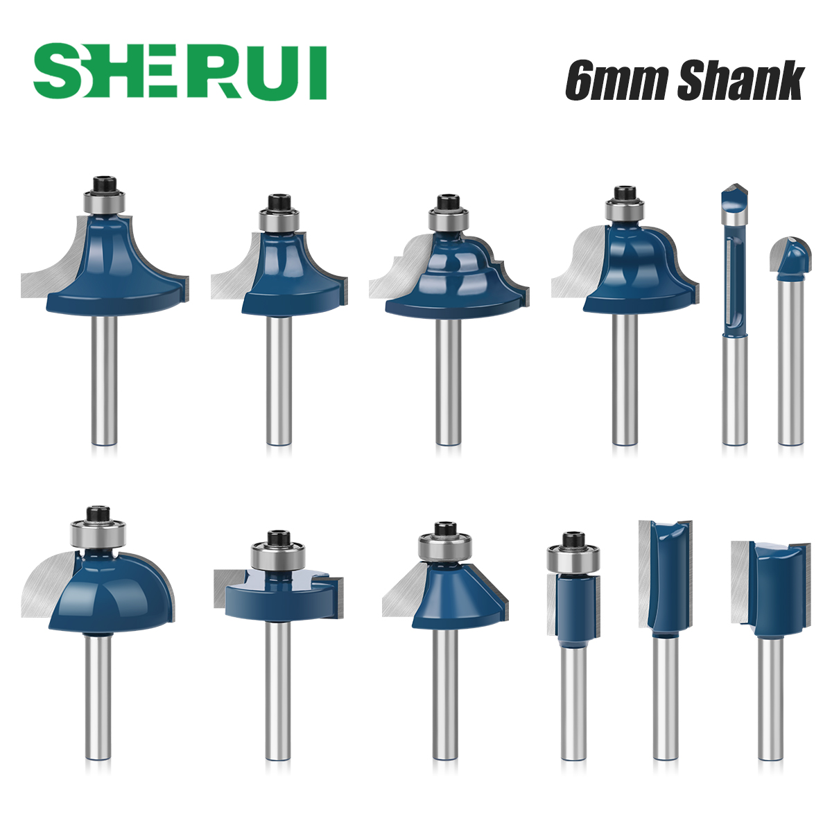 6mm Shank Router Bits Set Stra - End Mill Set 评论和价格