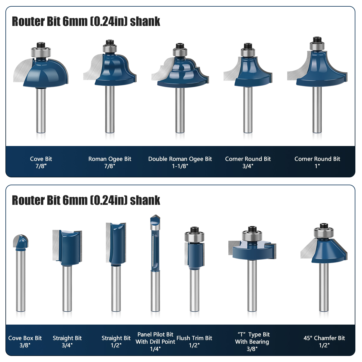 6mm Shank Router Bits Set Stra - End Mill Set 评论和价格