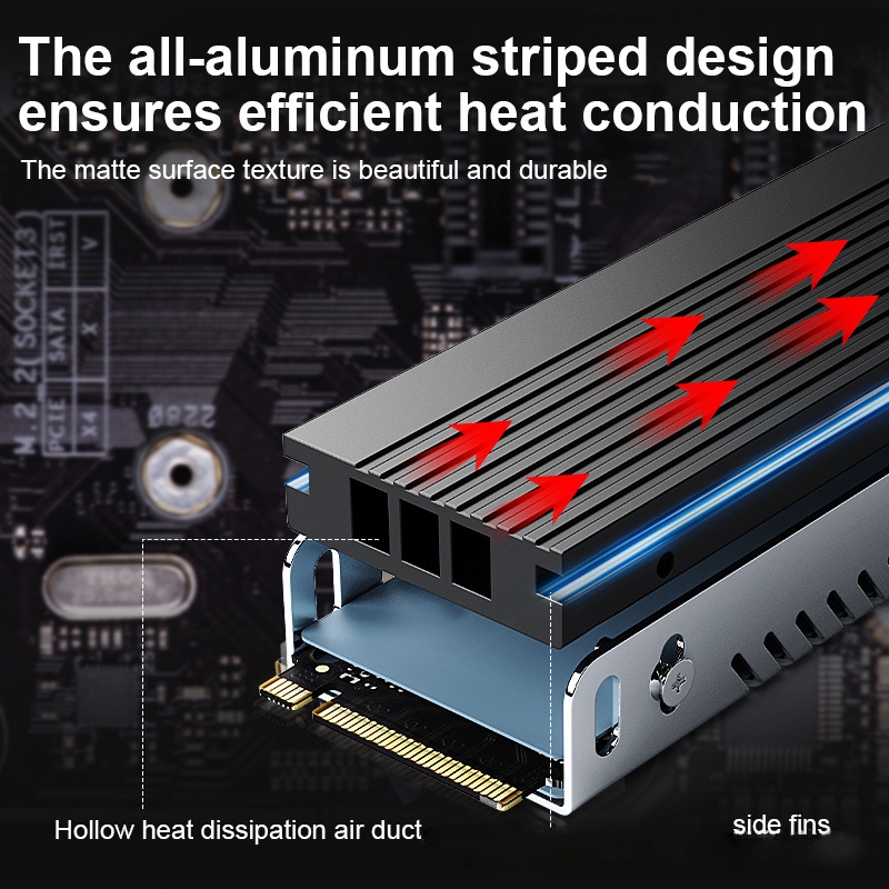 M.2 SSD Heatsink M2 2280 Solid - Aluminium Extrusion 评论和价格