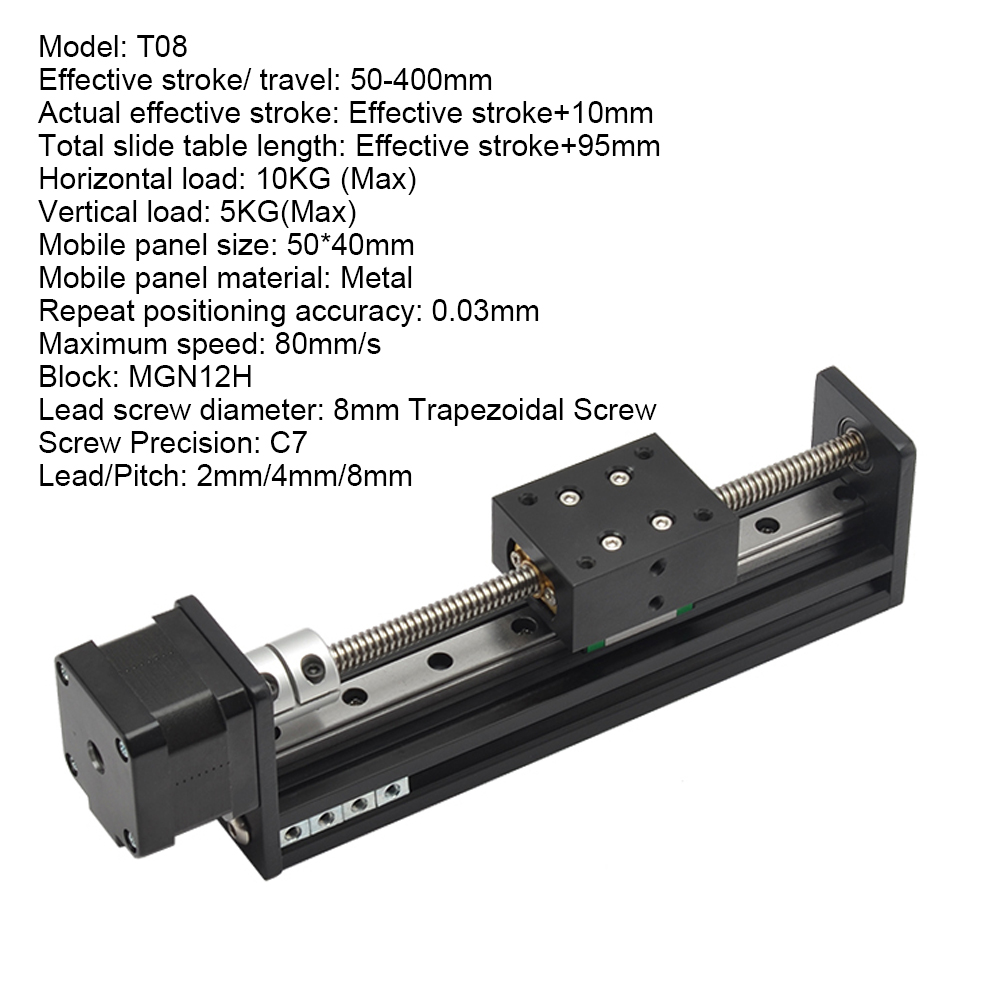 T-Type Slide Stage Linear Stag - Linear Rod 8Mm 评论和价格
