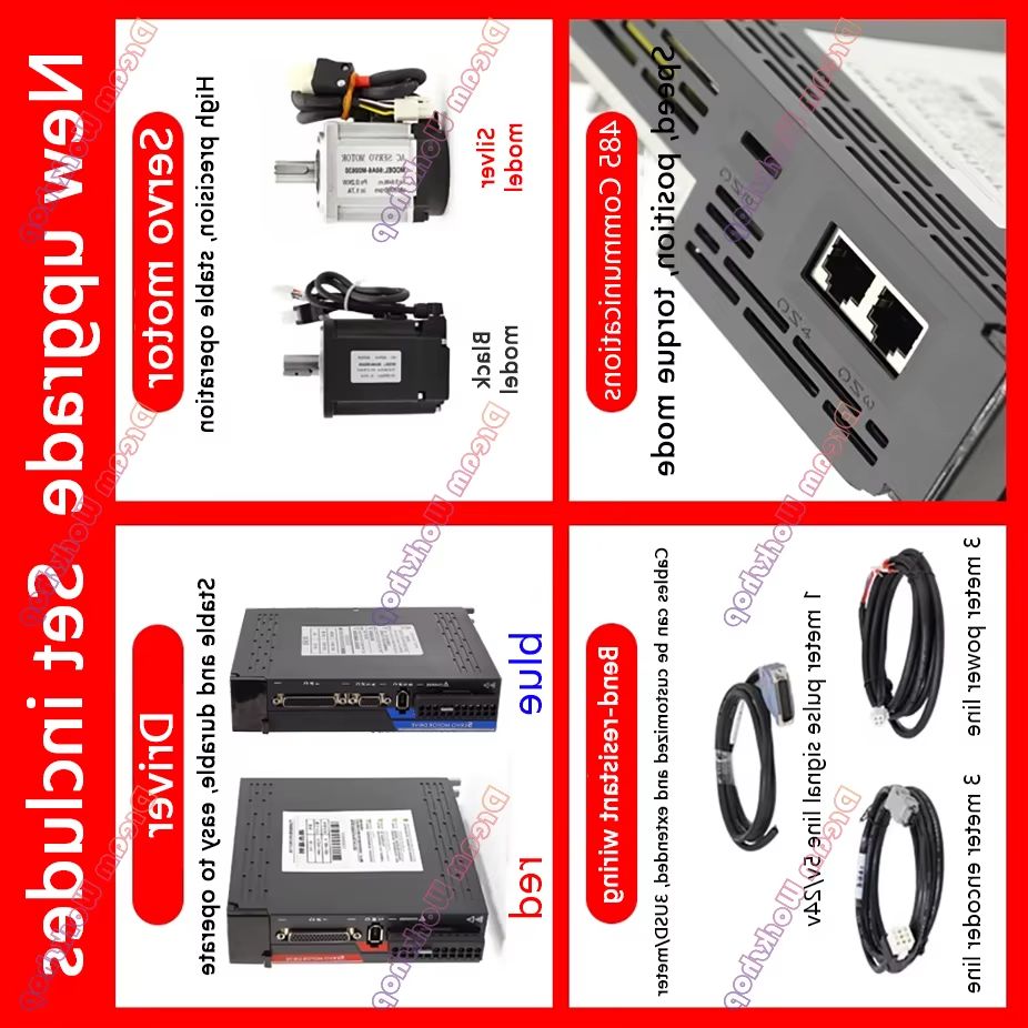 1KW/1.5KW/2KW/2.3KW/2.6KW 220V - Servo Motor 评论和价格