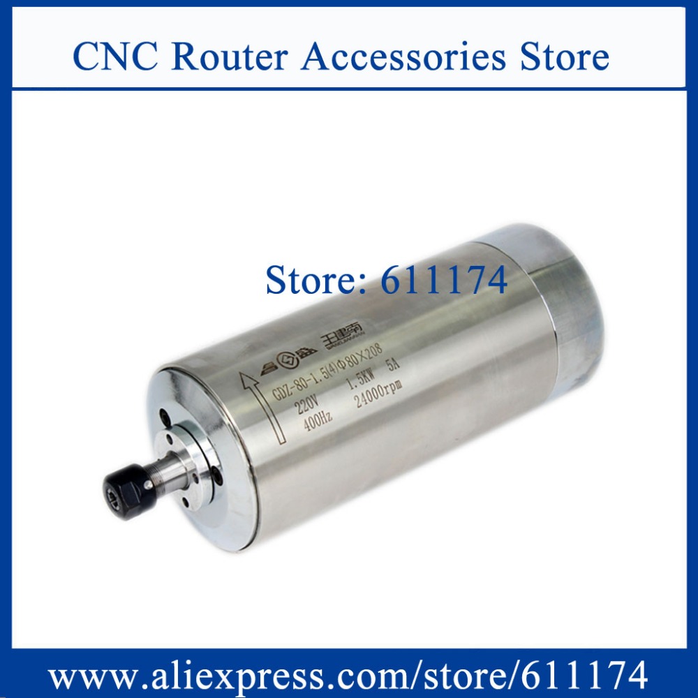1.5Kw ER11 ER16 24000RPM Water - Water Cooled Spindle 评论和价格