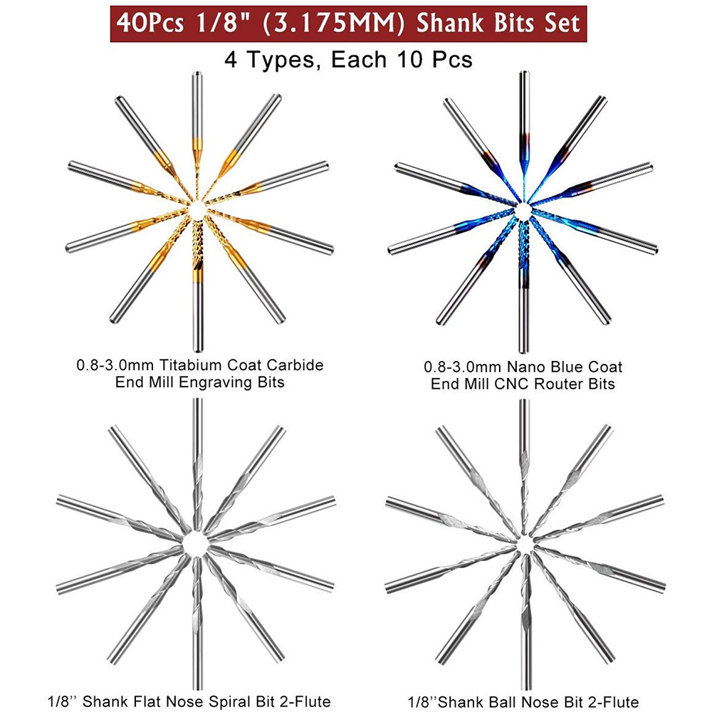 Twotrees End Mill Engraving Bi - End Mill Set 评论和价格