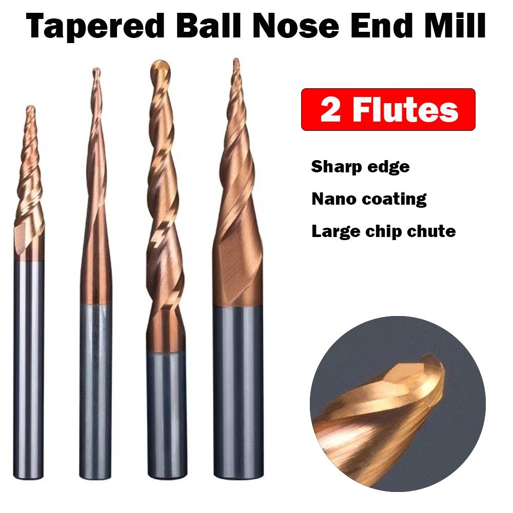 HRC55 Solid Carbide Ball Nose  - End Mill Set 评论和价格
