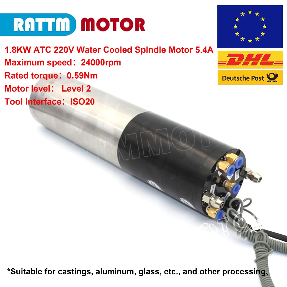 1.8KW 2.2KW ISO20 water cooled - Water Cooled Spindle 评论和价格