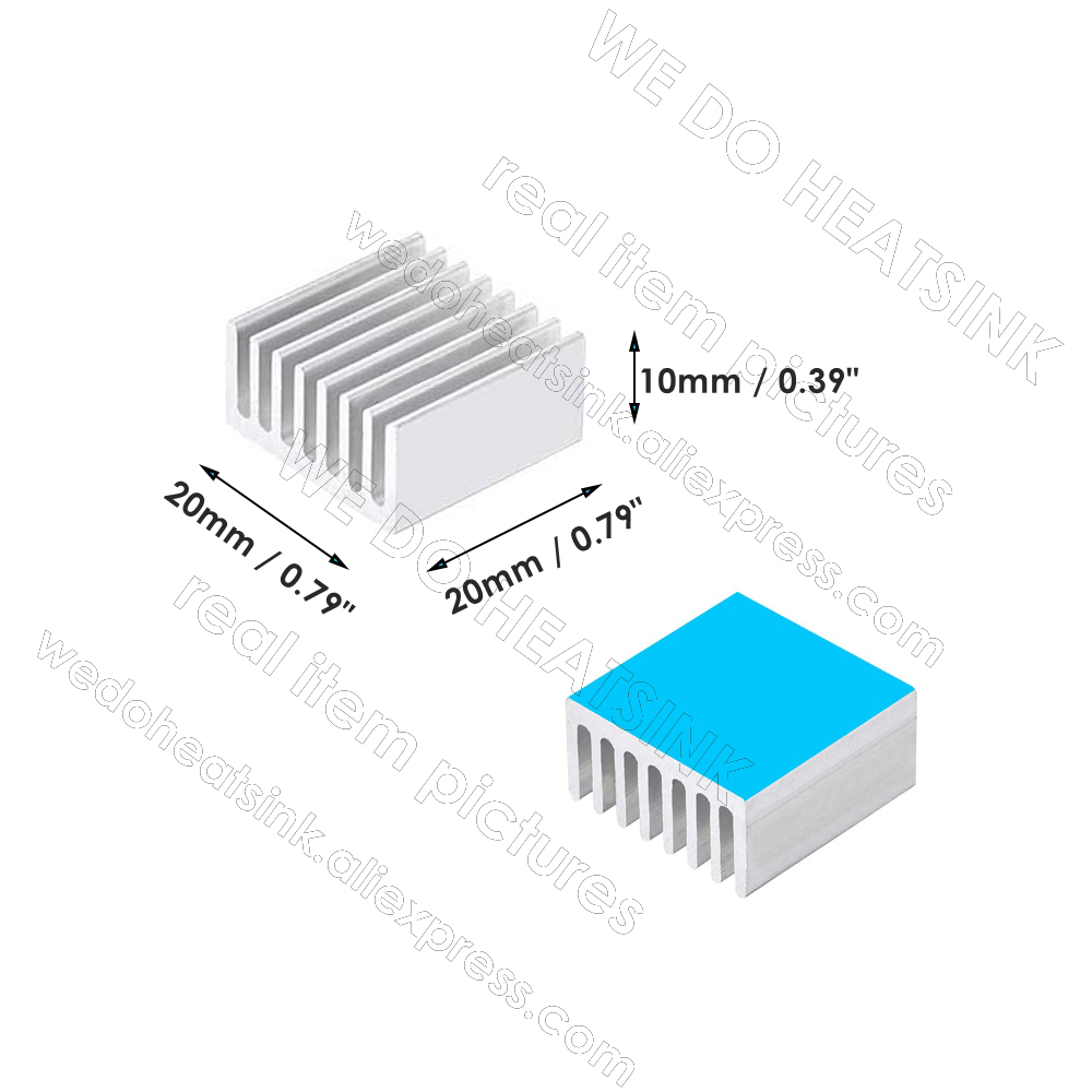 20x20x10mm Silver Square Therm - Aluminium Extrusion 评论和价格