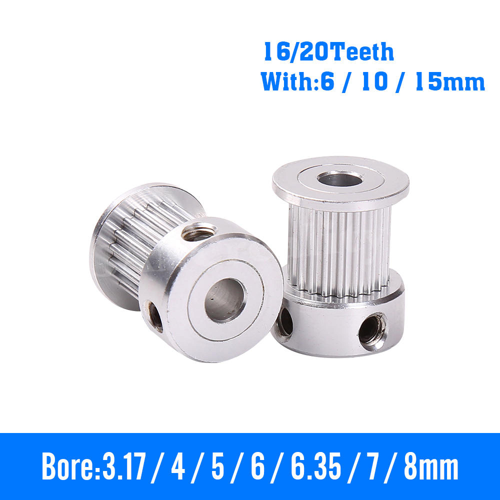 16T/20T GT2 3D Printer Part Ti - Gt2 Pulley 评论和价格