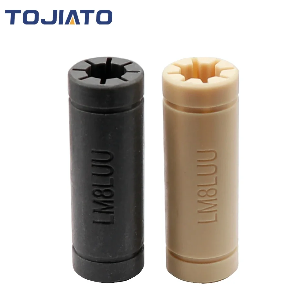 1pc Solid Polymer LM8LUU Linea - Lm8Uu Bearing 评论和价格