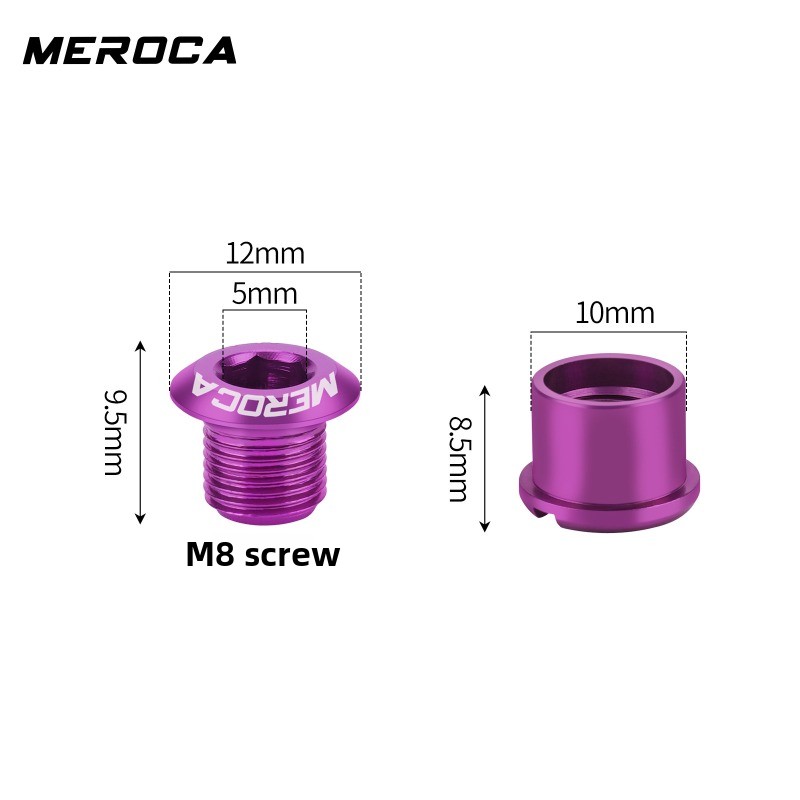 MEROCA 5pcs Chainring bolt dou - Lead Screw 8Mm 评论和价格