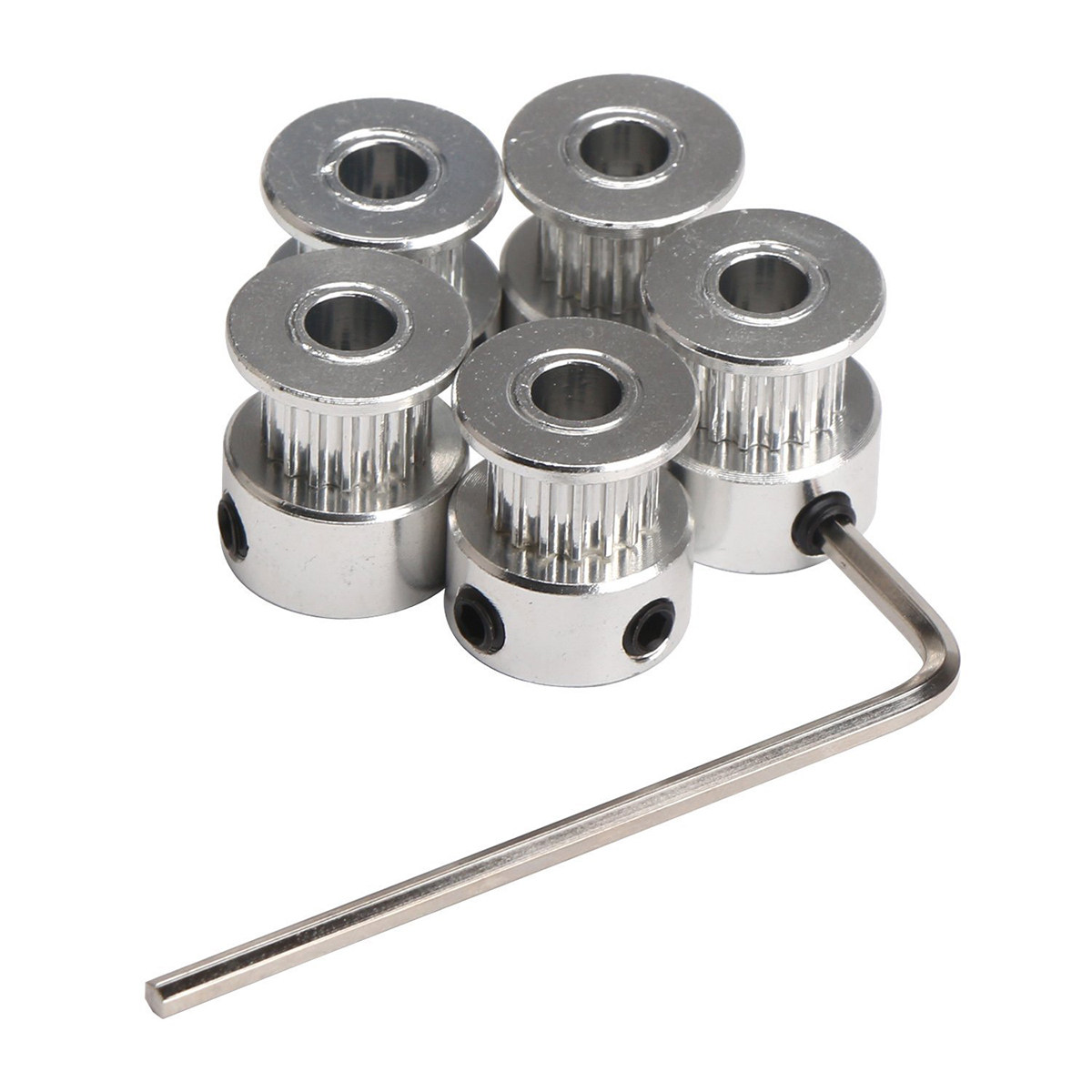 5Pcs Aluminum Gt2 Pulleys 20 T - Gt2 Belt 评论和价格
