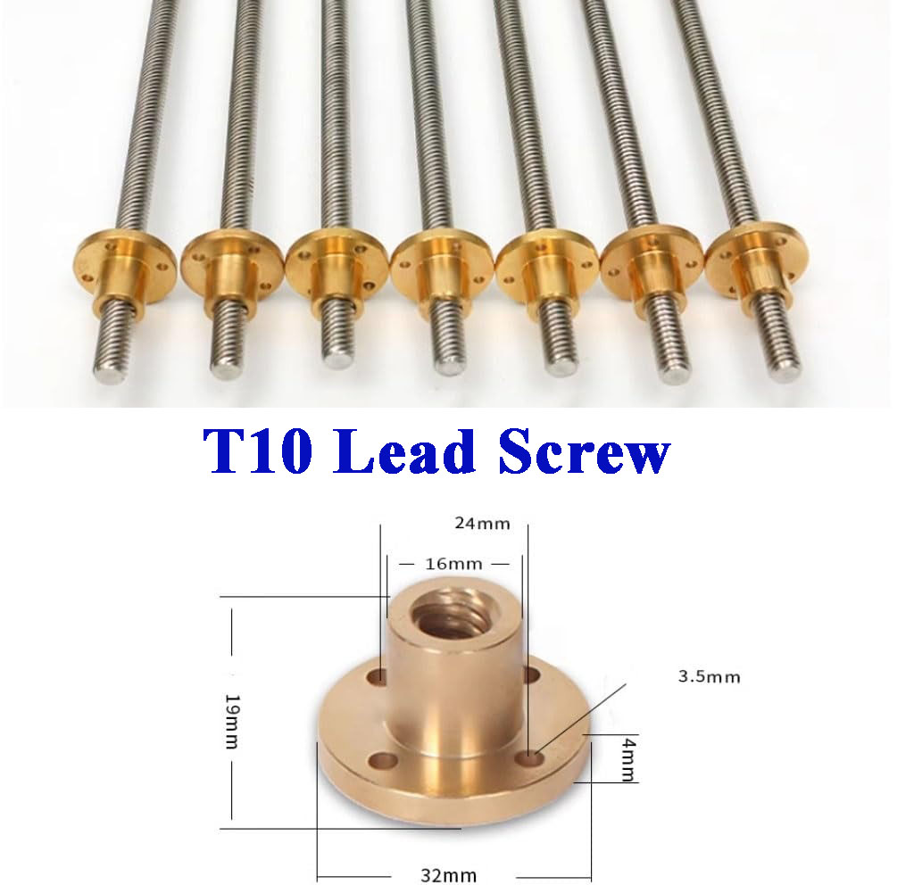 T10 Lead Screw 304 Stainless S - Lead Screw 8Mm 评论和价格