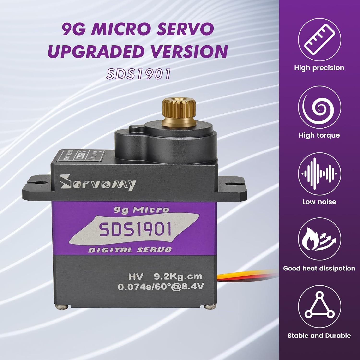 SERVOMY-SDS1901 Digital 9G Mic - Servo 9G 评论和价格
