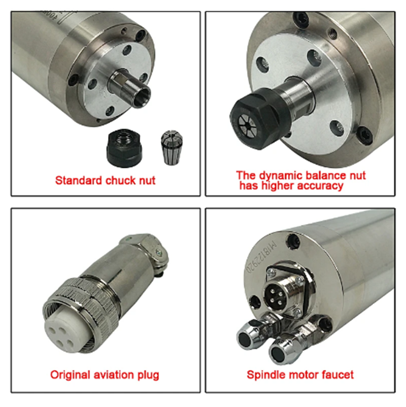 65X195-800W-ER11-220V CNC Wate - Water Cooled Spindle 评论和价格