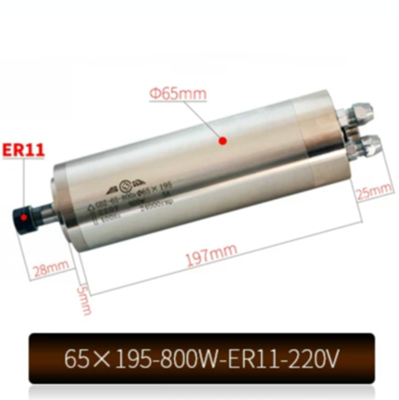 65X195-800W-ER11-220V CNC Wate - Water Cooled Spindle 评论和价格