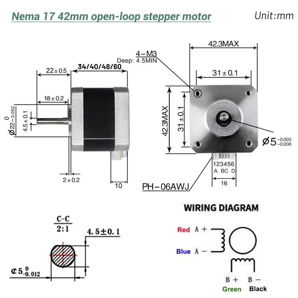 Nema17 Stepper Motor 42 Motor  - Stepper Motor Nema17 评论和价格