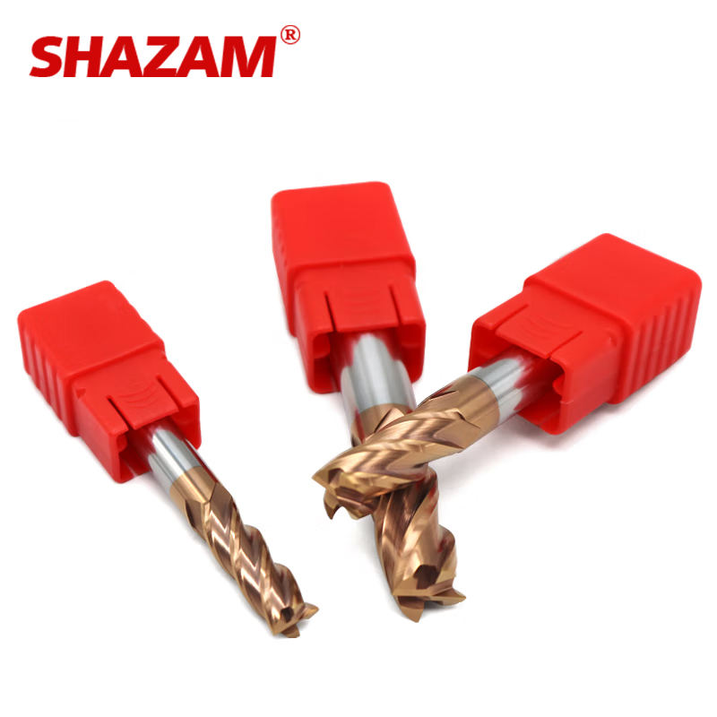 SHAZAM HRC55 4-Flute Flat End  - End Mill Set 评论和价格