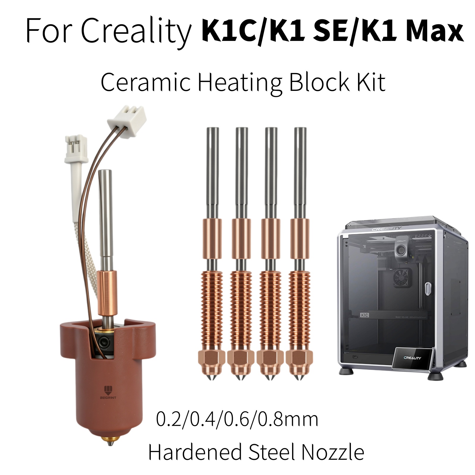 For Creality K1C K1 MAX Hotend - Aluminium Profile 2020 评论和价格