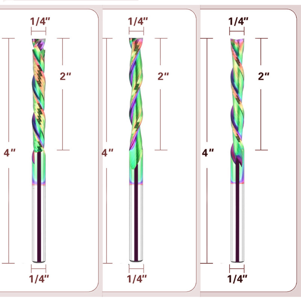 Spiral Compression Router Bit  - Cnc Bits 评论和价格