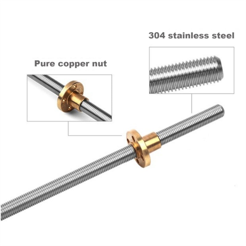 2PCS T8 Lead Screw Tr8 Lead 2m - Lead Screw 8Mm 评论和价格
