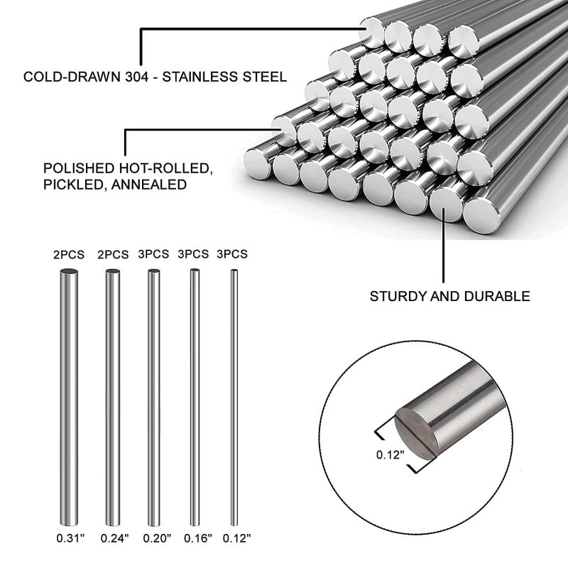 1/5Pc Stainles Steel Solid Rou - Linear Rod 8Mm 评论和价格
